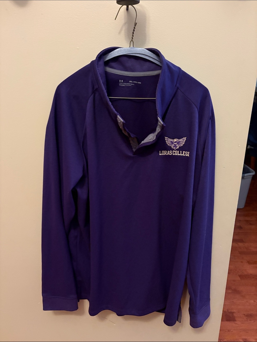 Under Armour Purple Loras College Long Sleeve Pullover